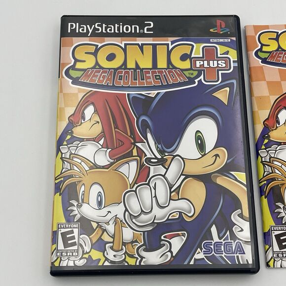 PS2: Sonic Mega Collection Plus (Sony PlayStation 2, 2004) Black Label Complete - Picture 4 of 9